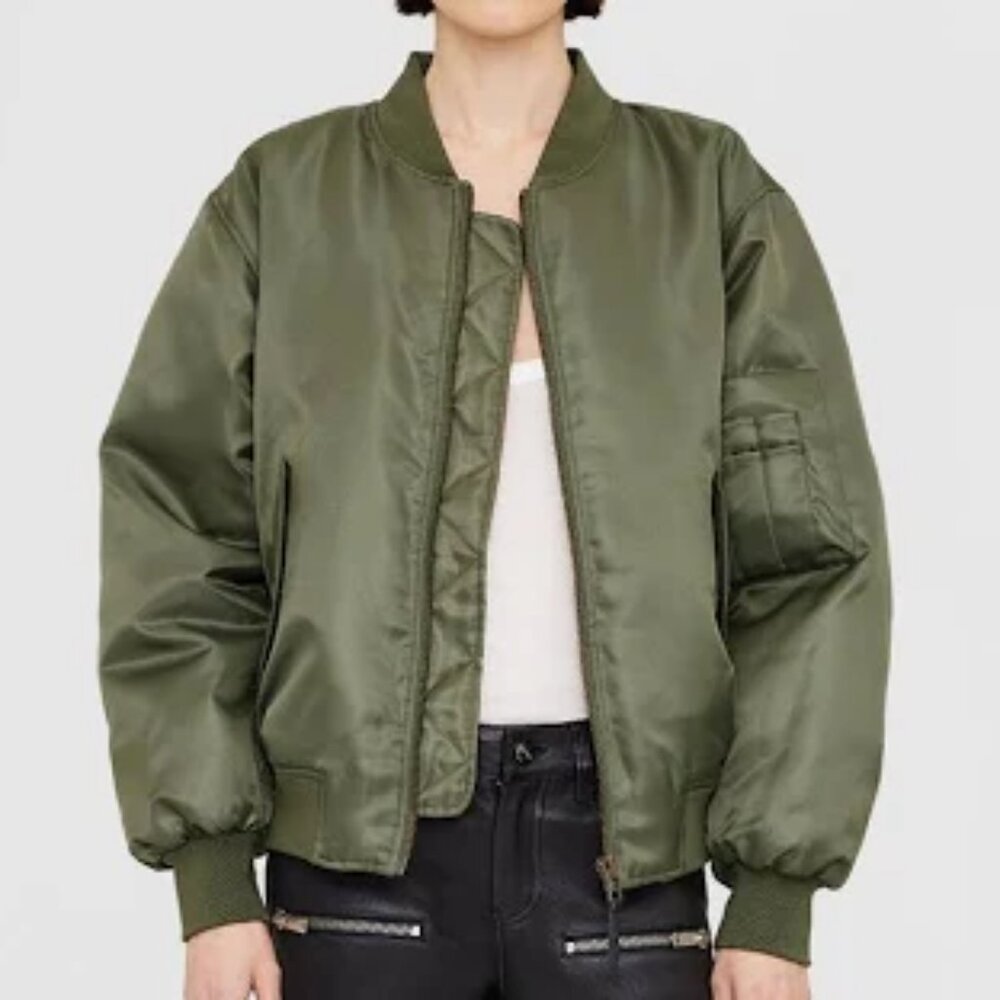 Anine Bing Leon Bomber Jacket Sz Small, Always Sold Old, Excellent Condition!